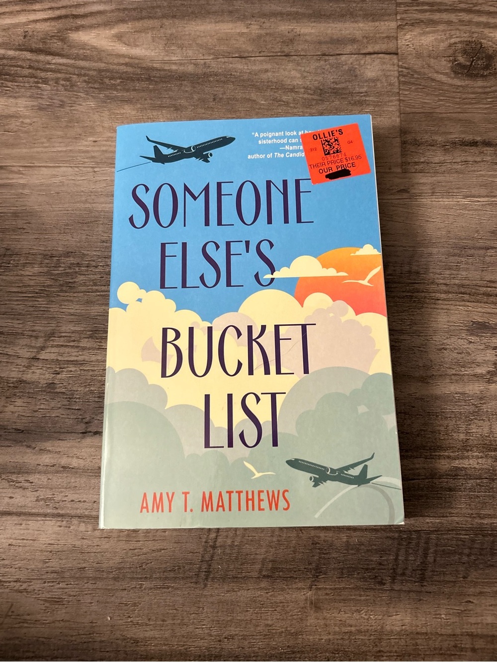 ‘Someone Else’s Bucket List’ Amy T Matthews Fiction Book/Novel